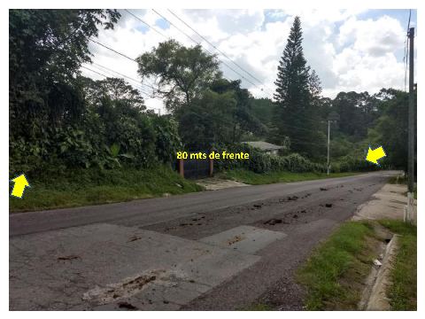 CARRETERA A PALENCIA,  80 mts² SOBRE LA RUTA "IDEAL PARA INVERSION" en San Jose Pinula